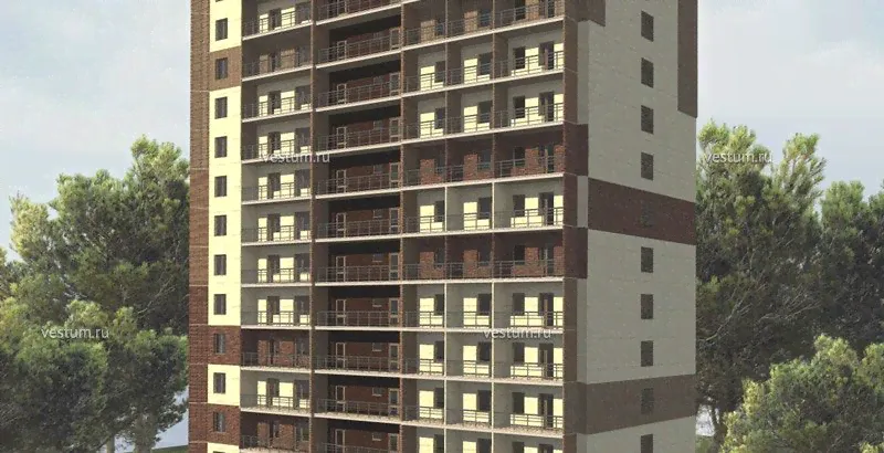 2-комнатная квартира 45 м² в ЖК "Орбита"