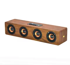 Аудио колонка Орбита KTS-1108 Bluetooth, 20 W, корпус- дерево, FM-радио,TFT/USB, Аккумулятор