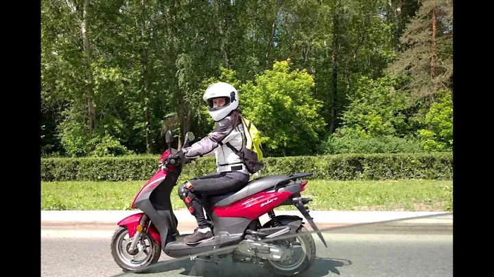 Тест-драйв  скутера SYM ORBIT-50 (2023)