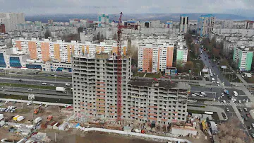 ЖК "Орбита" / строительство / апрель 2020 г./ город Самара / Russia