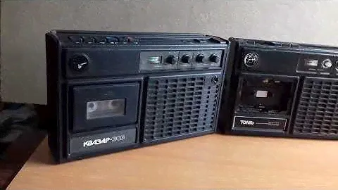 Томь-303 и Квазар-303. Магнитофоны - БЛИЗНЕЦЫ производства СССР. Кассетные. Моно.