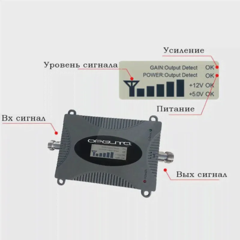 🛍 Усилитель GSM сигнала Орбита OT-GSM19 2G (GSM-900), 3G (UMTS-900) Репитер, Повторитель-0