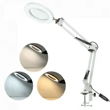 Лупа настольная с подсветкой (D105mm, 10X) Орбита OT-INL90